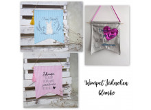 Stickdatei ITH Wimpel wenden Fahne blanko